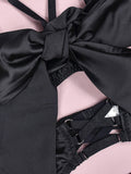 Sexy lingerie sexy temptation garter hollow gather four-piece set